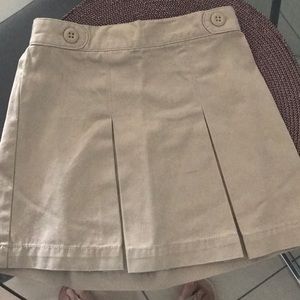 New w/o tags khaki uniform girl’s skirt